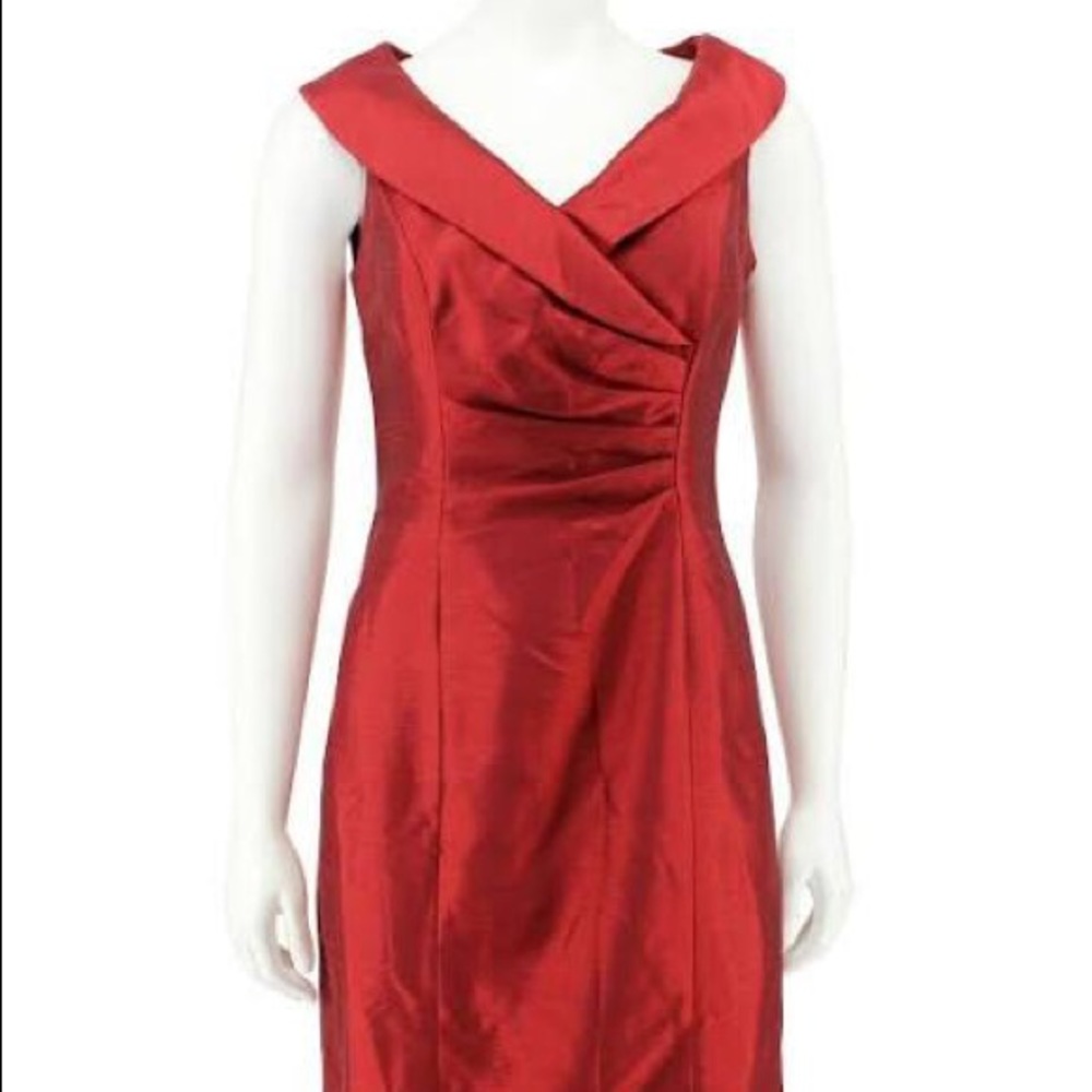 Jones Wear Iridescent Taffeta Shift Dress Size 6